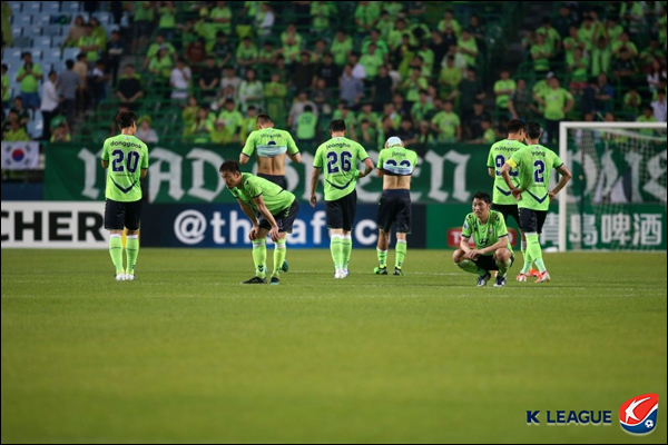 전북과 울산의 탈락으로 K리그팀들은 AFC 챔피언스리그서 전멸했다. ⓒ 프로축구연맹