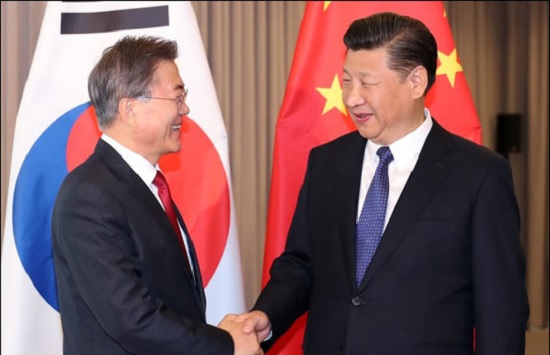 문재인 대통령과 시진핑 중국 국가주석(자료사진) ⓒ연합뉴스