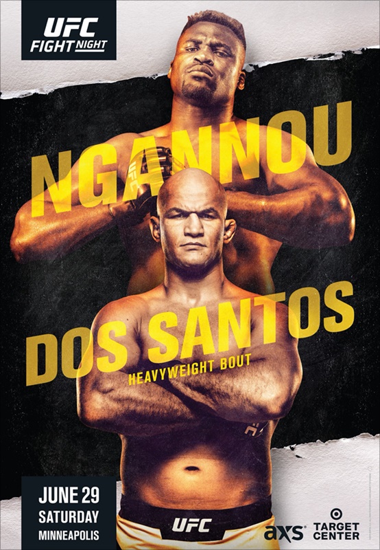 [UFC] 은가누는 노련한 산토스에게도 위험천만한 난적이다. ⓒ UFC