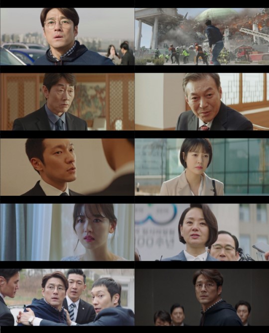 인기 미드 리메이크작 tvN 월화드라마 '60일, 지정생존자'가 3%대 시청률로 출발했다.방송 캡처