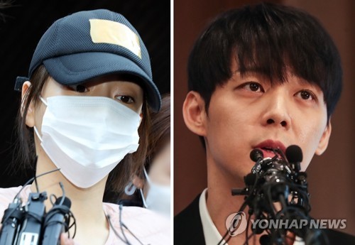 마약 혐의를 받고 있는 가수 겸 배우 박유천이 1심에서 집행유예를 선고 받았다. ⓒ 연합뉴스