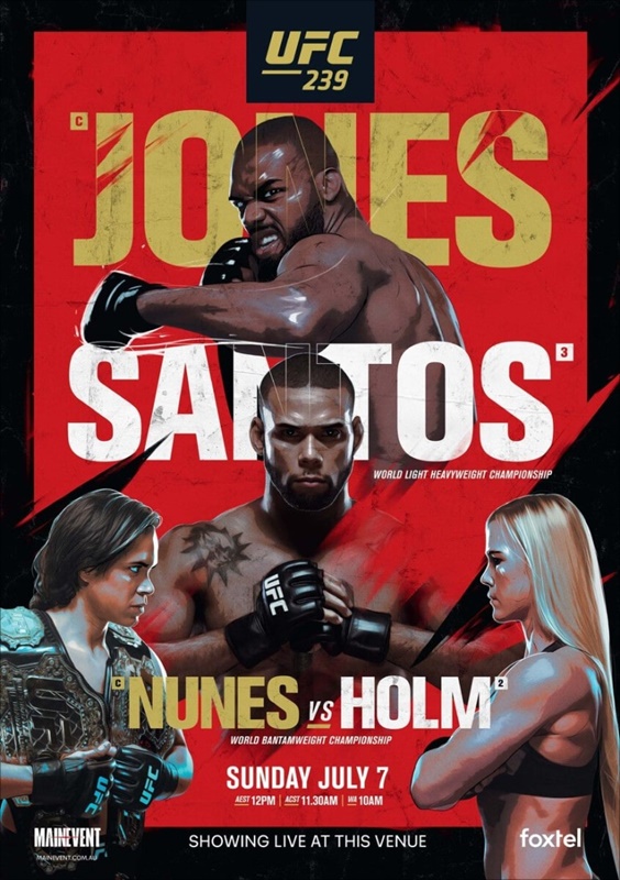 산토스에게 존스는 버거운 상대다. ⓒ UFC 