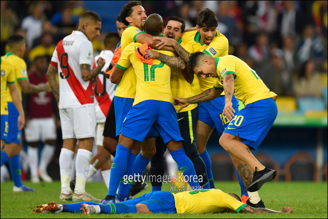 브라질, 코파 아메리카 통산 9번째 우승. ⓒ 게티이미지