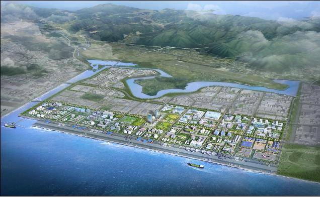 율촌 융·복합 물류단지 조성사업 개발계획도(예시) ⓒ해수부