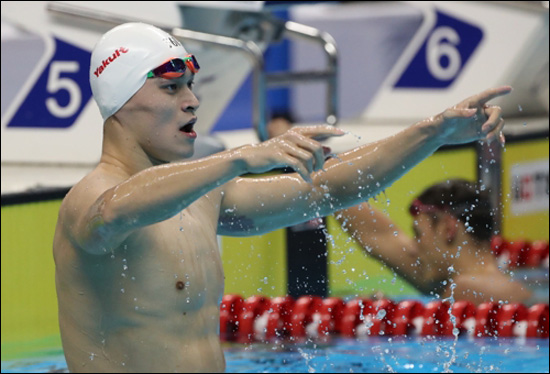광주 세계수영선수권대회에 참가하는 쑨양이 남자 자유형 1500m 출전을 포기했다. ⓒ 연합뉴스 