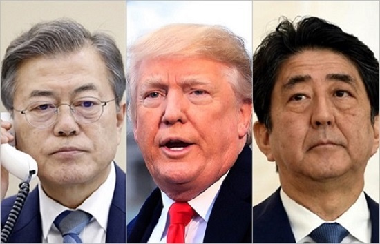 도널드 트럼프 미국 대통령이 일본의 무역보복 조치를 둘러싼 '한일갈등'에 개입 가능성을 시사했다. 한일 간 해결이 우선이지만, 양국이 원한다면 중재에 나설 수 있다는 뜻을 밝혔다.(자료사진)ⓒ데일리안