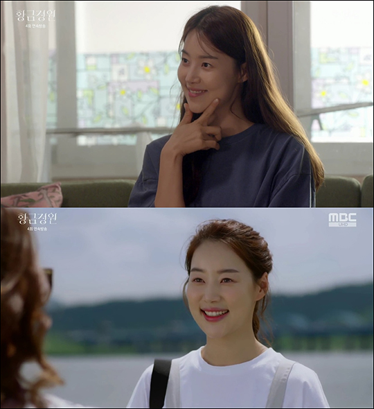 '황금정원' 한지혜가 첫 방송부터 시청자들의 호평을 받고 있다. MBC 방송 캡처.