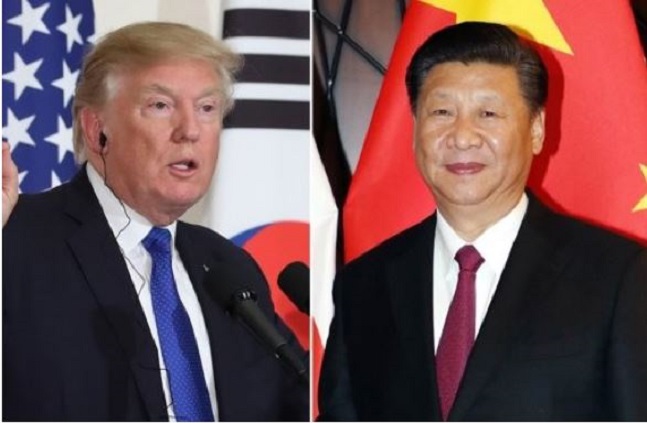 도널드 트럼프 미국 대통령(왼쪽)과 시진핑 중국 국가주석.(자료사진)ⓒ연합뉴스