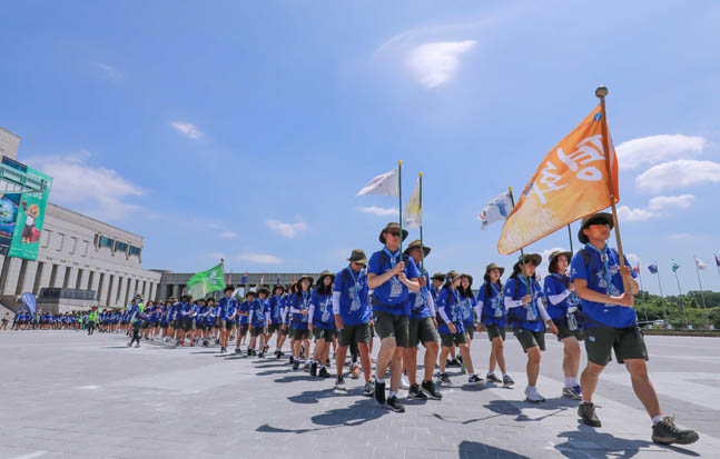 동아오츠카는 8월1일 용산 전쟁기념관에서 휴전선 155마일 횡단 행사 발대식을 진행한다고 30일 밝혔다.ⓒ동아오츠카