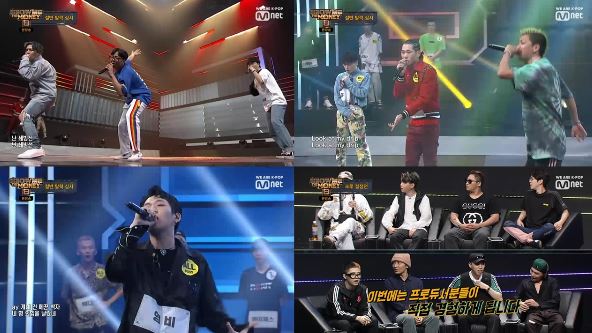 Mnet ‘쇼미더머니8’ 절반 탈락 심사에서 압도적인 실력을 발휘한 짱유와 영비가 프로듀서들에게 극찬 세례를 받았다. ⓒ 엠넷