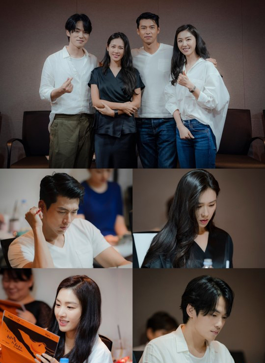 두 차례 열애설에 휩싸였던 배우 현빈 손예진이 tvN 새 주말드라마 '사랑의 불시착'에서 재회했다. ⓒtvN 