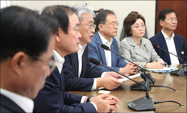 13일 오전 국회에서 열린 대안정치연대 회의에서 유성엽 임시대표가 모두발언을 하고 있다. ⓒ데일리안 박항구 기자