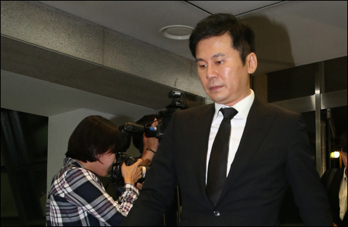 양현석 전 YG엔터테인먼트 대표가 29일 경찰에 출석했다.(자료사진) ⓒ 연합뉴스