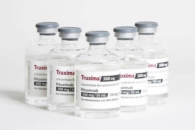 합성의약품 중심이던 전통 제약사들이 바이오시밀러(바이오의약품 복제약)시장을 노리고 있다. 사진은 혈액암 바이오시밀러 '트룩시마'. ⓒ셀트리온