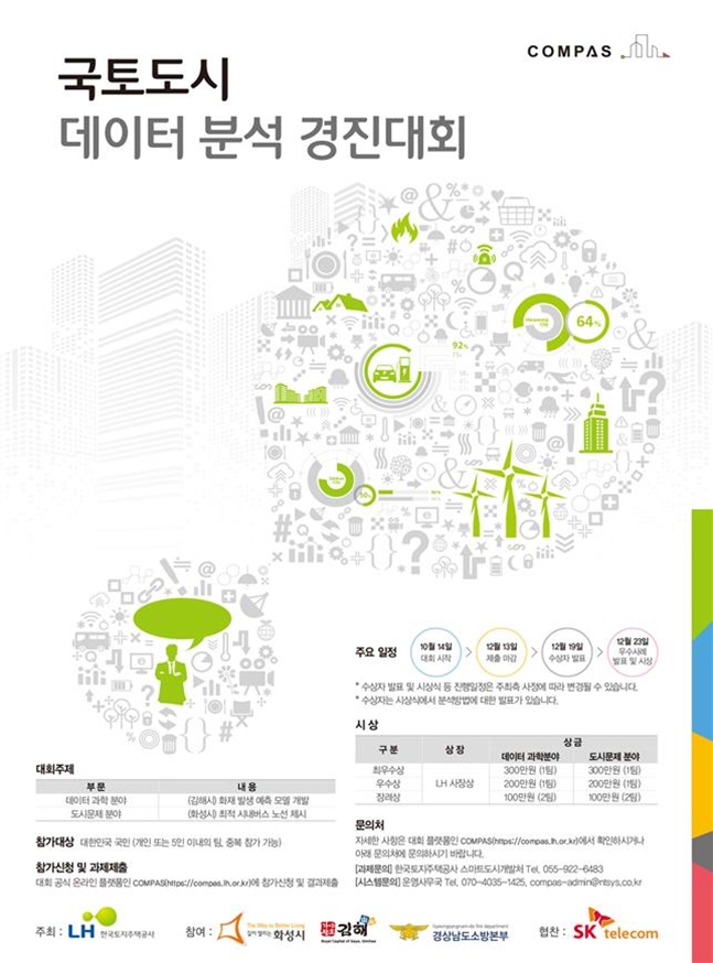 국토도시 데이터 분석 경진대회 포스터.ⓒ LH