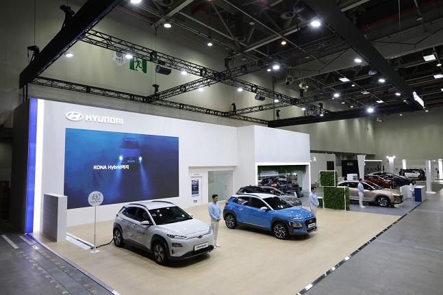 '제3회 대구 국제 미래자동차 엑스포'에 참가한 현대자동차 전시장 전경 ⓒ현대자동차