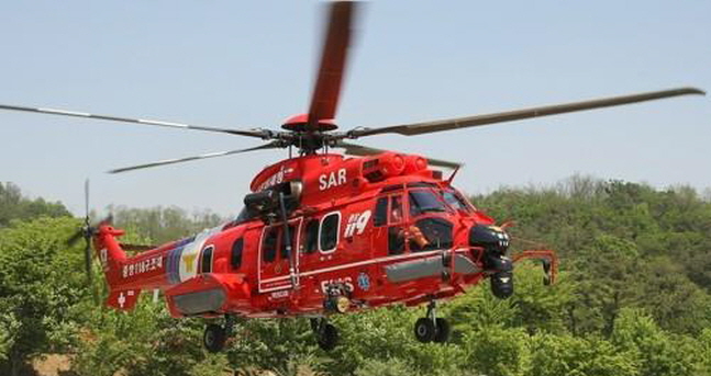 독도 인근 해상서 추락한 헬기 기종.ⓒ연합뉴스