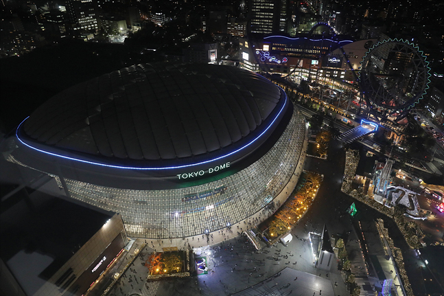 13일 일본 도쿄돔에서 2019 WBSC 프리미어12 슈퍼라운드 멕시코 대 일본의 경기가 열리고 있다. 사진은 슈퍼라운드가 진행되고 있는 도쿄돔 전경. ⓒ데일리안 홍금표 기자