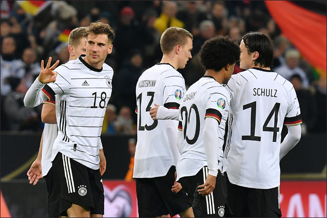 역대 최다인 13번째 유로 대회에 합류한 독일. ⓒ 뉴시스