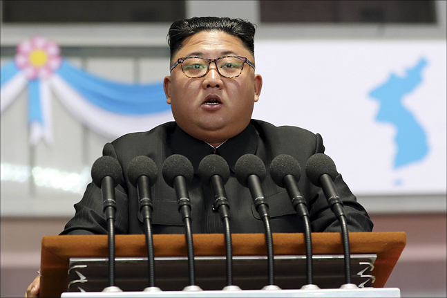김정은 북한 국무위원장의 방한이 공식적으로 무산됐다. ⓒ평양사진공동취재단