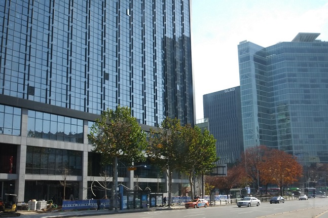 삼성역 인근의 빌딩 모습.ⓒ데일리안 원나래기자