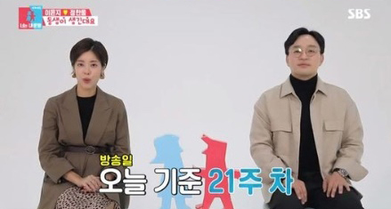 배우 이윤지가 둘째 임신 소식을 전했다. SBS  방송 캡처.
