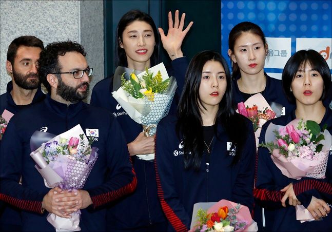 한국 여자배구대표팀이 2020 도쿄올림픽에서 일본과 A조에 편성됐다. ⓒ 뉴시스