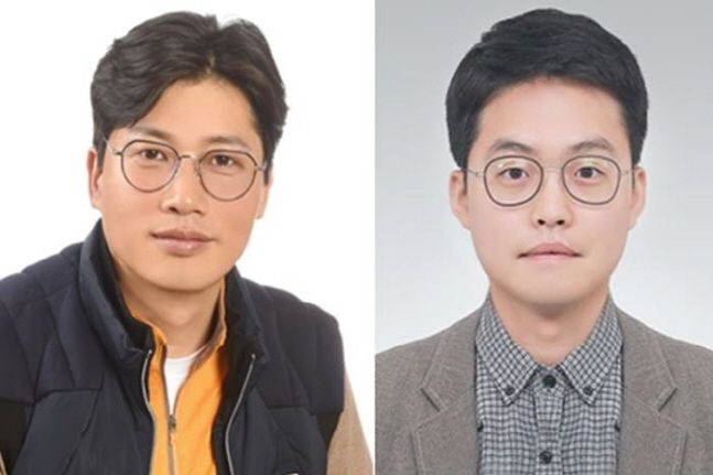 LG 의인상을 수상한 김진운(왼쪽)·하경민씨.ⓒLG