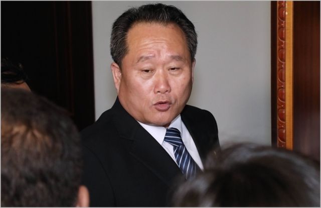 리선권 북한 조국평화통일위원장 ⓒ데일리안 홍금표 기자