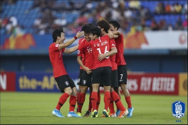 U-23 챔피언십에서 4전 전승으로 4강에 진출한 한국. ⓒ 대한축구협회