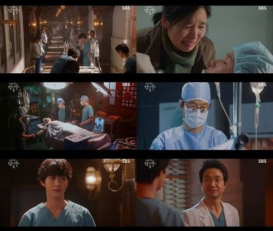 SBS 월화드라마 '낭만닥터 김사부 2'가 시청률 20%대를 돌파했다. 방송캡처