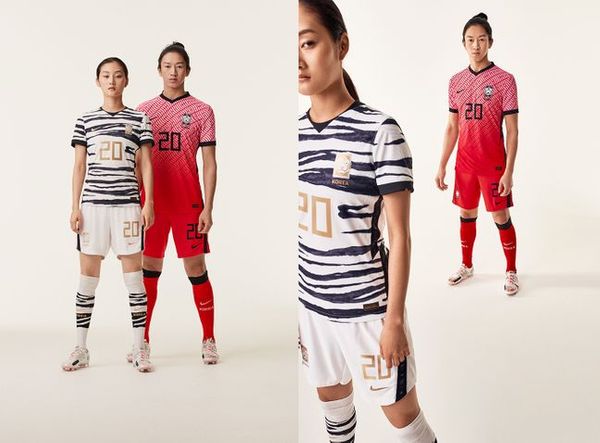 나이키가 2020 대한민국 축구 국가대표팀 유니폼을 공개했다. ⓒ 나이키
