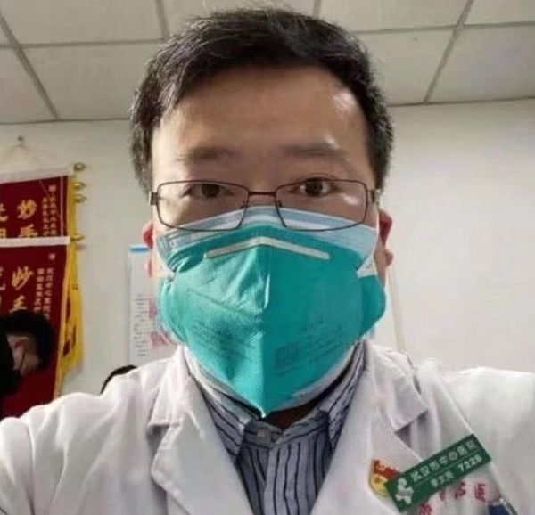 신종 코로나 바이러스를 세상에 처음 알린 중국 우한 중심병원 의사 리원량 ⓒ리원량 웨이보 캡쳐