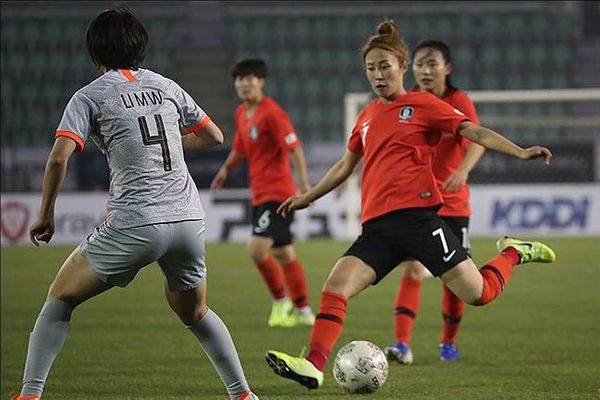 여자 대표팀은 지난해 12월 중국전에서 무승부를 기록한 바 있다. ⓒ 데일리안 류영주 기자