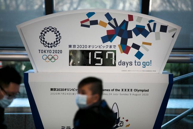 개막을 150여일 앞둔 도쿄 올림픽. ⓒ 뉴시스