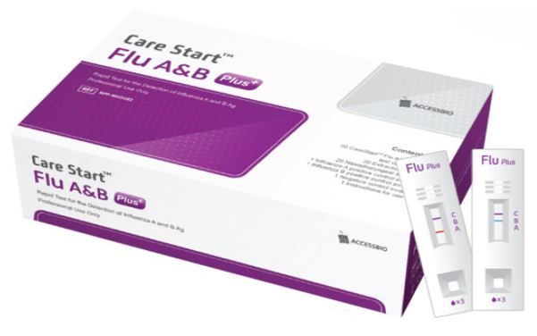 CareStart Flu A&B Plus 제품. ⓒ엑세스바이오