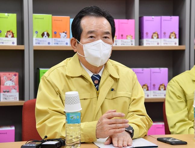 정세균 국무총리가 6일 일본의 한국인 입국금지 조치에 대해 "매우 유감스럽다"고 밝혔다. (자료사진) ⓒ총리실
