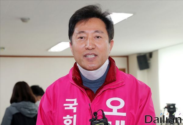 오는 4·15 총선에서 서울 광진을에 출마하는 오세훈 미래통합당 후보 (자료사진) ⓒ데일리안 홍금표 기자