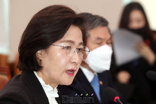 추미애 법무부 장관(자료사진) ⓒ데일리안 박항구 기자