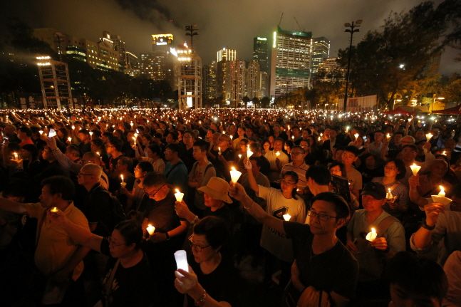 홍콩 주권반환 후 처음으로 홍콩 재야단체가 주관하는 주권반환 기념 집회가 금지됐다.(자료사진) ⓒ뉴시스