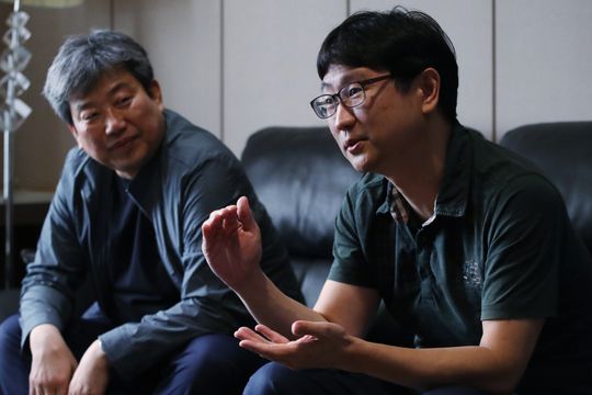박기종 에스에스애니멘트 대표·조경훈 '성형수' 감독ⓒ데일리안 류영주 기자