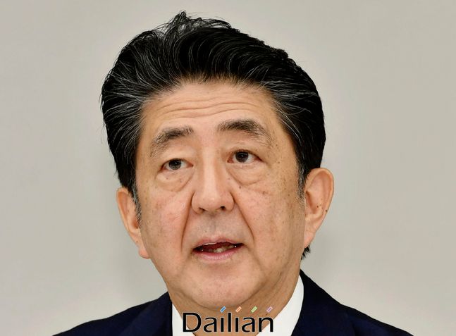 아베 신조 일본 총리 ⓒ AP/뉴시스