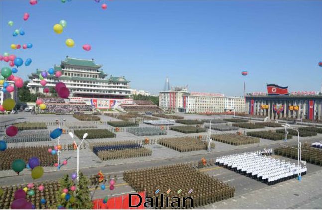지난 2018년 9월 9일 북한 창건 70주년을 맞아 경축 열병식이 진행되는 모습. ⓒ노동신문