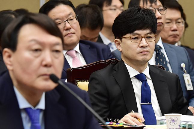 '검·언 유착' 의혹 사건으로 검찰 수사를 받는 한동훈 검사장. ⓒ데일리안 홍금표 기자