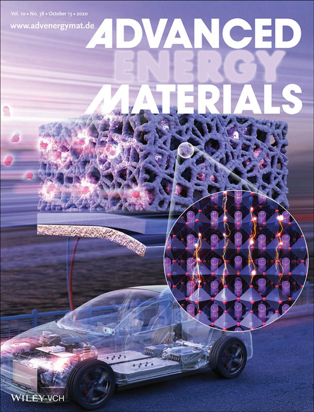 Advanced Energy Materials 표지 이미지.ⓒUNIST