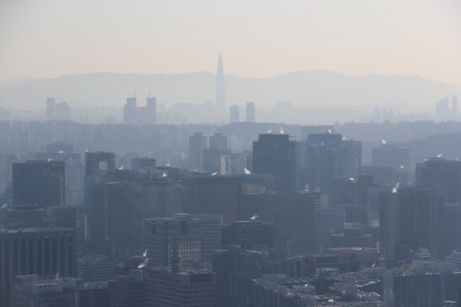 서울 도심 빌딩숲 전경.(자료사진)ⓒ뉴시스