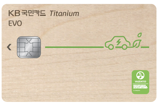 KB국민 EVO 티타늄 카드 ⓒKB국민카드
