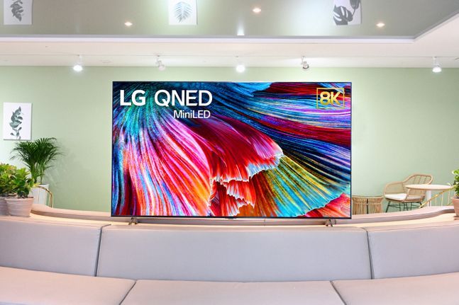 LG전자 미니 발광다이오드(LED) TV 'LG QNED'.ⓒLG전자