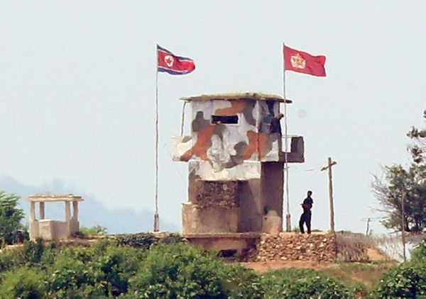 경기도 파주시 접경지역에서 바라본 북한군 초소(자료사진) ⓒ뉴시스