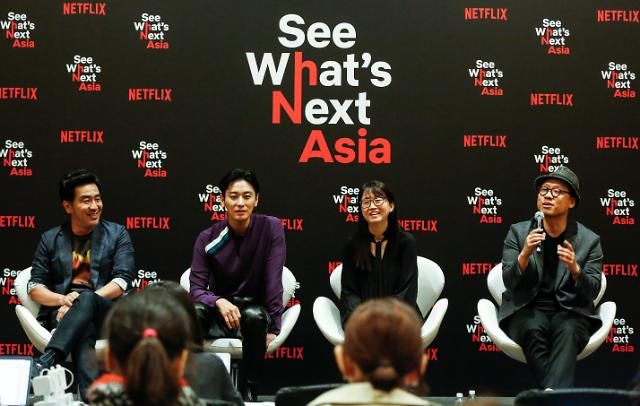 2018년 11월 9일 싱가포르, 아시아 각국 기자들이 함께한 기자회견에 참석한